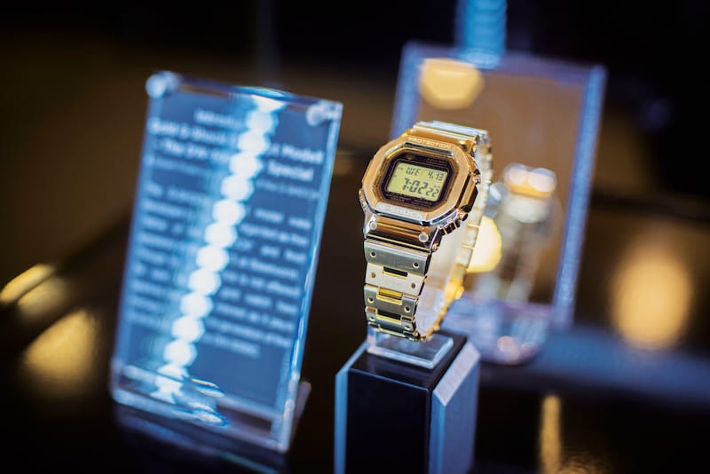 Satu-satunya jam tangan Gold G-Shock Concept Model ikonik yang bertatahkan emas 15 karat