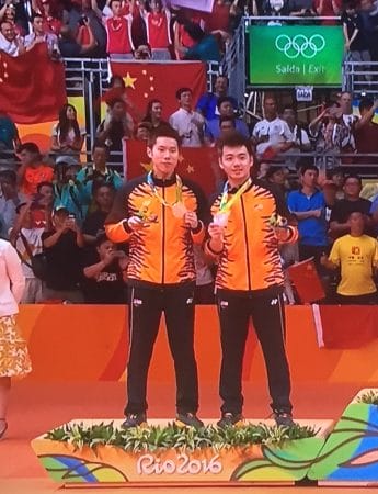 Badminton: Beregu Lelaki Malaysia Raih Pingat Perak di Olimpik Rio