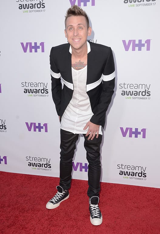 17 September 2015 - Hollywood, California - Roman Atwood. Arrivals for the 5th Annual Streamy Awards presented by Tubelifter, Dick Clark Productions and VH1 held at Hollywood Palladium. Photo Credit: Birdie Thompson/AdMedia Photo via Newscom