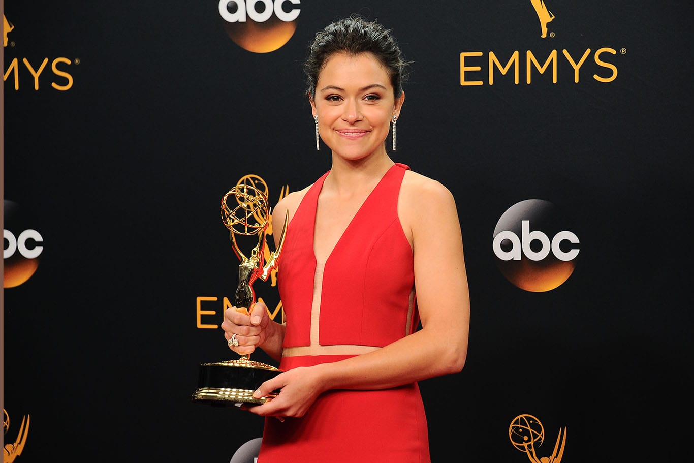 , Los Angeles, CA - 9/18/2016 - The 68th Primetime Emmy Awards - Press Room at Microsoft Theater -PICTURED: Tatiana Maslany -PHOTO by: Kyle Rover/startraksphoto.com -KR71408 Editorial - Rights Managed Image - Please contact www.startraksphoto.com for licensing fee Startraks Photo New York, NY For licensing please call 212-414-9464 or email sales@startraksphoto.com Startraks Photo reserves the right to pursue unauthorized users of this image. If you violate our intellectual property you may be liable for actual damages, loss of income, and profits you derive from the use of this image, and where appropriate, the cost of collection and/or statutory damages.