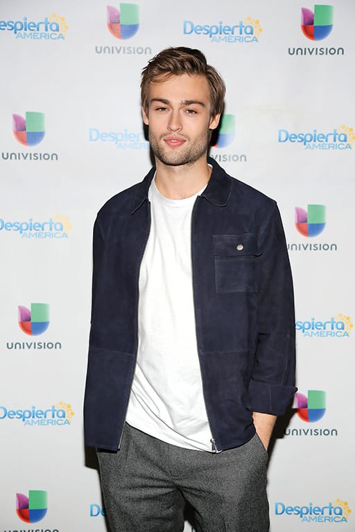 MIAMI, FL - JANUARY 19: Actors Douglas Booth is seen promoting his up coming movie Pride-Prejudice and Zombies at "Despierta America" morning show on January 19, 2016 in Miami, Florida. (Photo by Alberto E. Tamargo) *** Please Use Credit from Credit Field ***