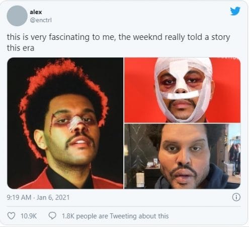 WAJAH TERBAHARU THE WEEKND CETUS TANDA TANYA PEMINAT