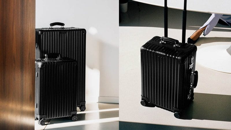 RIMOWA TAMPIL KLASIK DENGAN WARNA HITAM MATTE