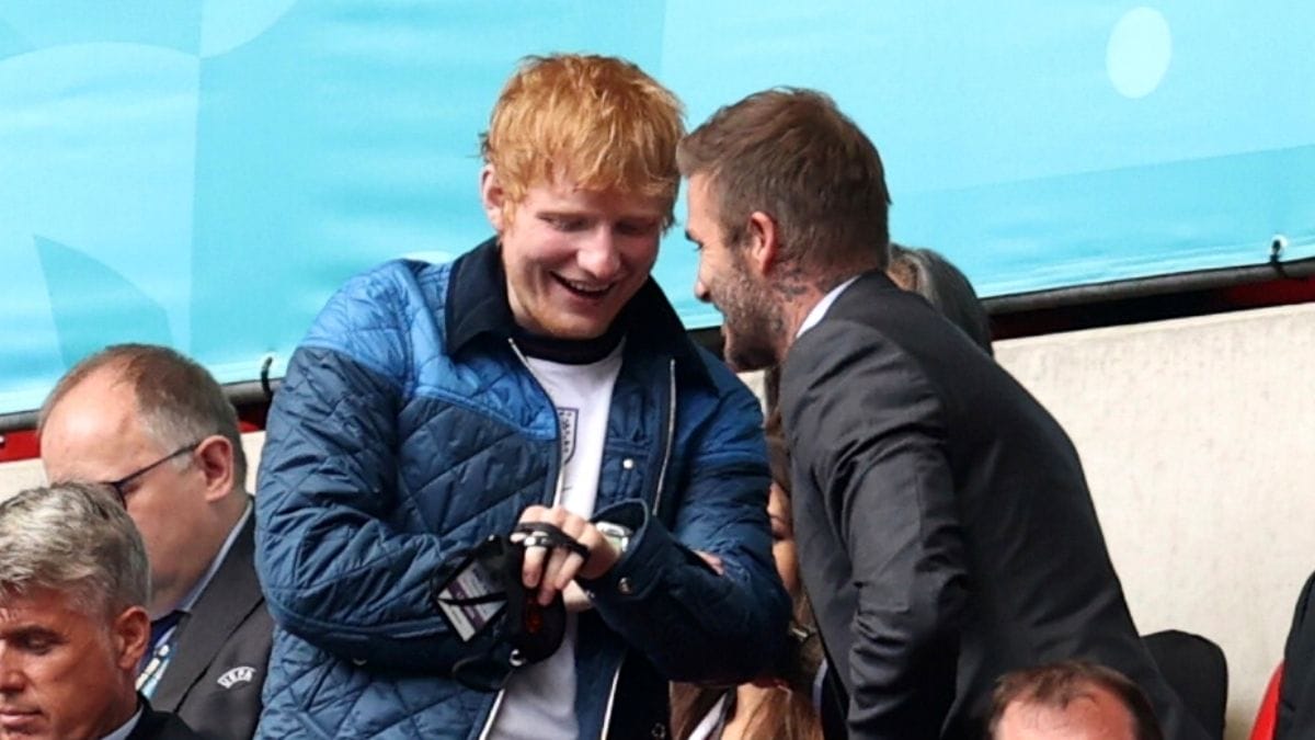 AKSI ED SHEERAN DAN DAVID BECKHAM DI EURO 2020 MENCURI PERHATIAN