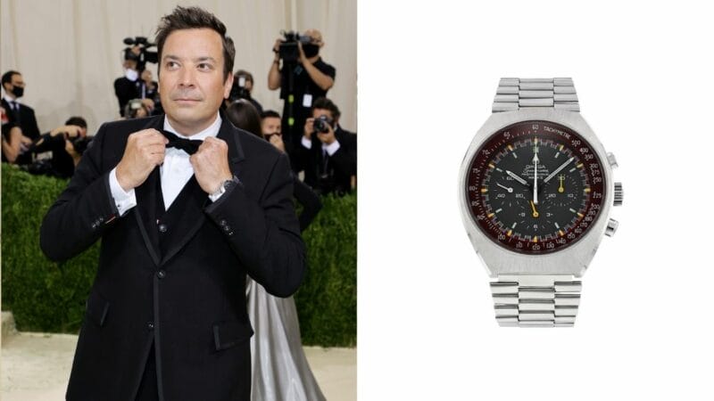 05.GL Horologi.Met Gala 2021.Jimmy Fallon - Omega Speedmaster Professional Mark II ST145.034