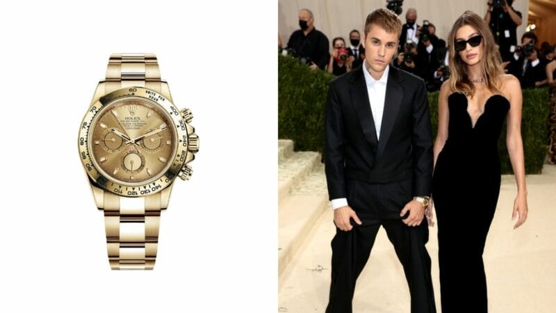 06.GL Horologi.Met Gala 2021.Justin Bieber- Rolex Cosmograph Daytona