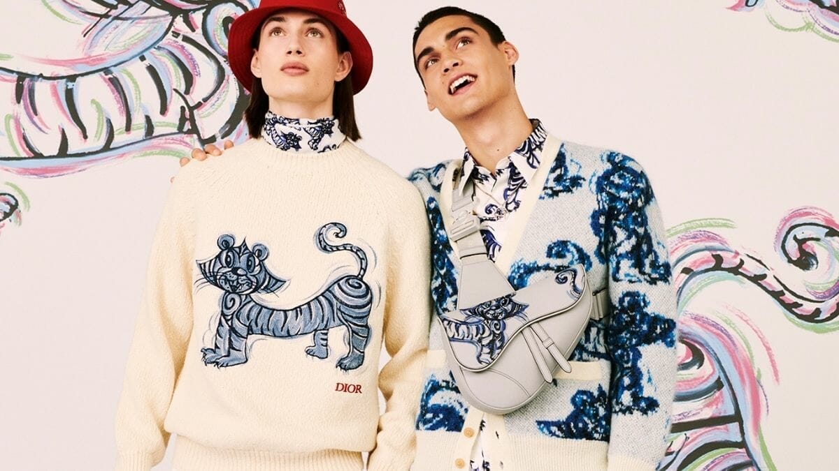 HIMPUNAN TAHUN BARU LUNAR DIOR & KENNY SCHARF PILIHAN GLAM LELAKI