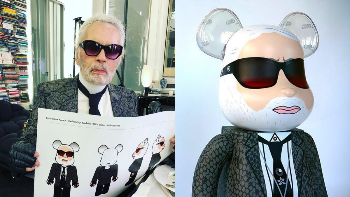 THE KAISER 1000% BE@RBRICK, KOLABORASI TERAKHIR KARL LAGERFELD