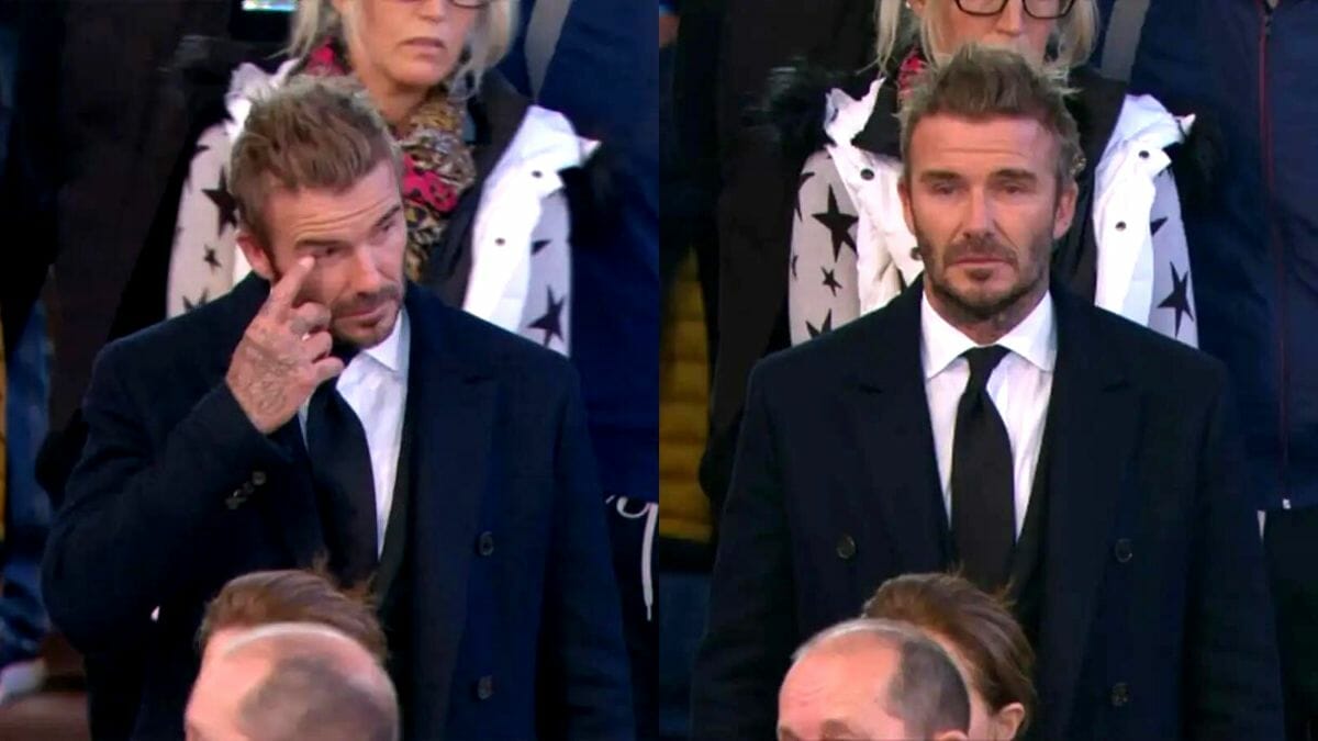 AIR MATA DAVID BECKHAM TUMPAH DI WESTMINSTER HALL