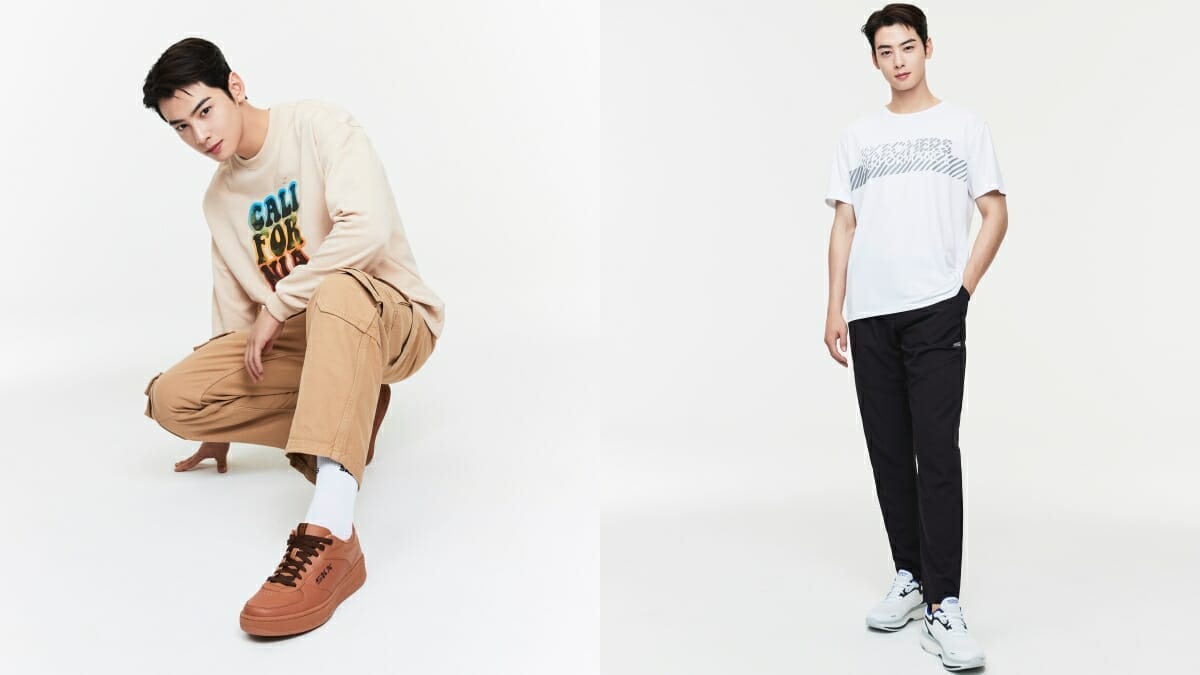 CHA EUN-WOO DILANTIK SEBAGAI DUTA SKECHERS