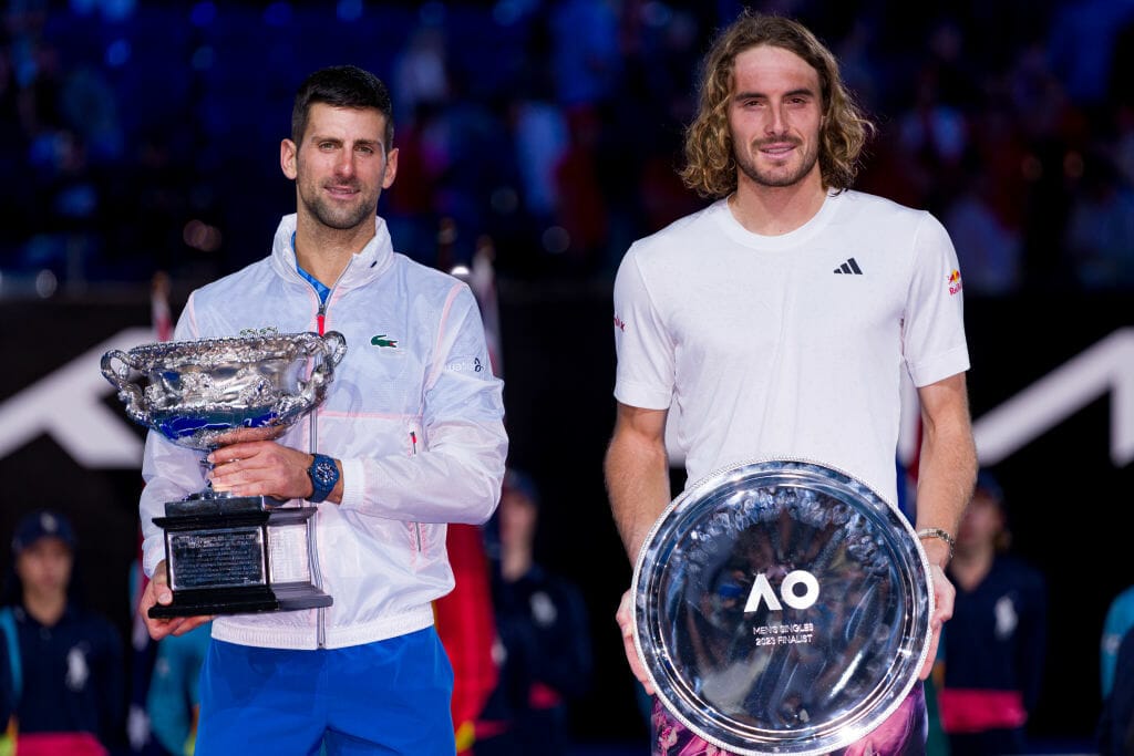 Novak Djokovic Stefanos Tsitsipas Australian Open 2023