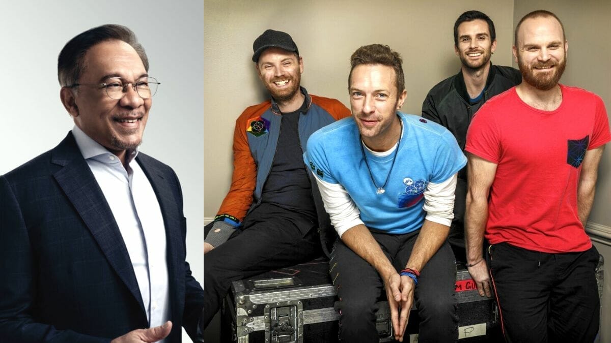 MESEJ PENTING DI SEBALIK UCAPAN ‘SELAMAT DATANG’ PERDANA MENTERI BUAT COLDPLAY