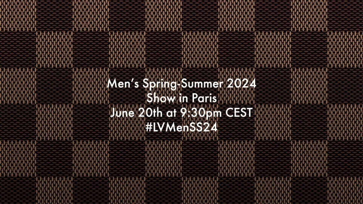 Louis Vuitton men ss24