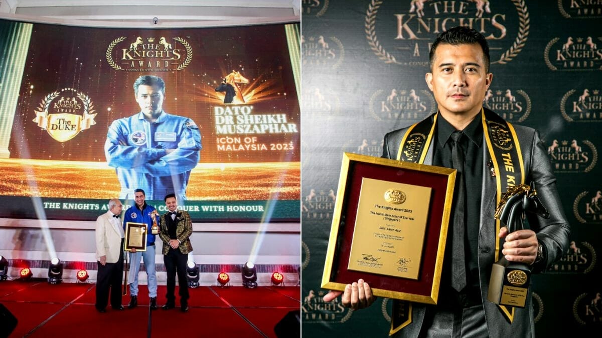 ANUGERAH THE KNIGHTS 2023 MENGIKTIRAF PENCAPAIAN DATO' DR SHEIKH MUSZAPHAR & AARON AZIZ