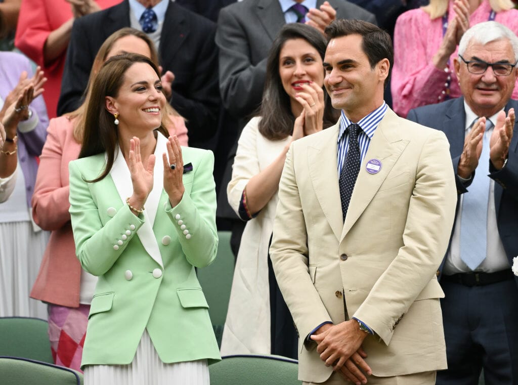 Catherine, Princess of Wales and Roger Federer 