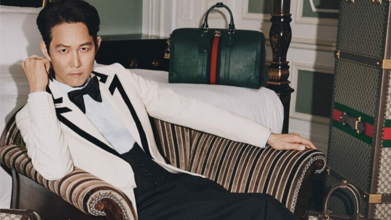 PELAKON KOREA SELATAN, JUNGJAE LEE UNTUK GUCCI VALIGERIA