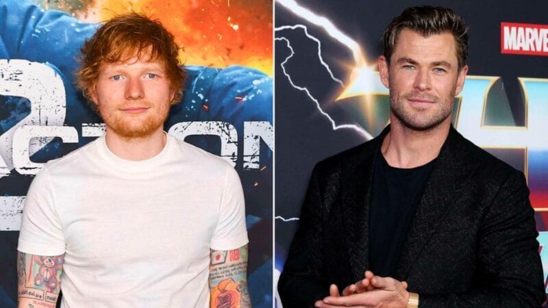 CHRIS HEMSWORTH PAMER BAKAT BARU DI KONSERT ED SHEERAN