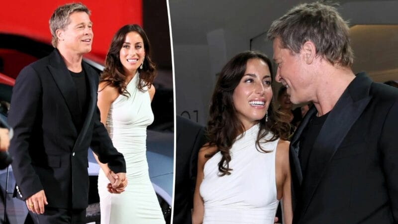 PENAMPILAN KARPET MERAH PERTAMA BRAD PITT & INES DE RAMON SEBAGAI PASANGAN KEKASIH