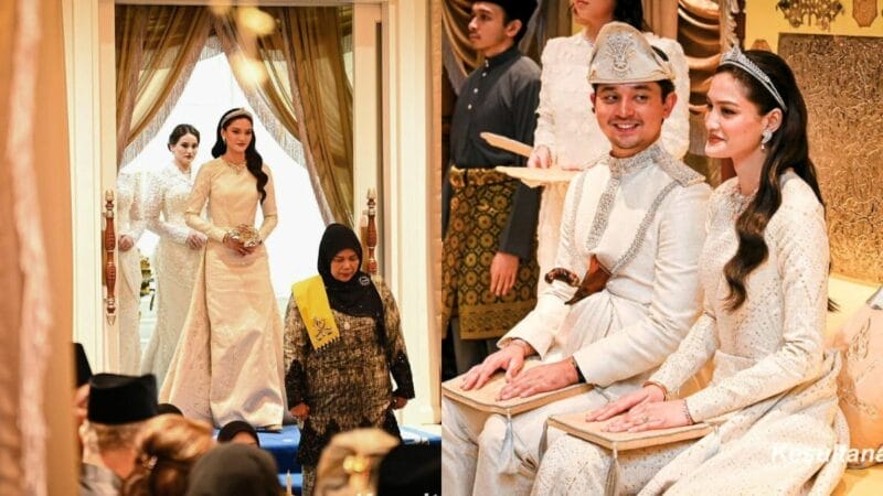 FOTO ISTIADAT PERSANDINGAN DIRAJA TENGKU MUHAMMAD ISKANDAR & TENGKU NATASYA PUTERI