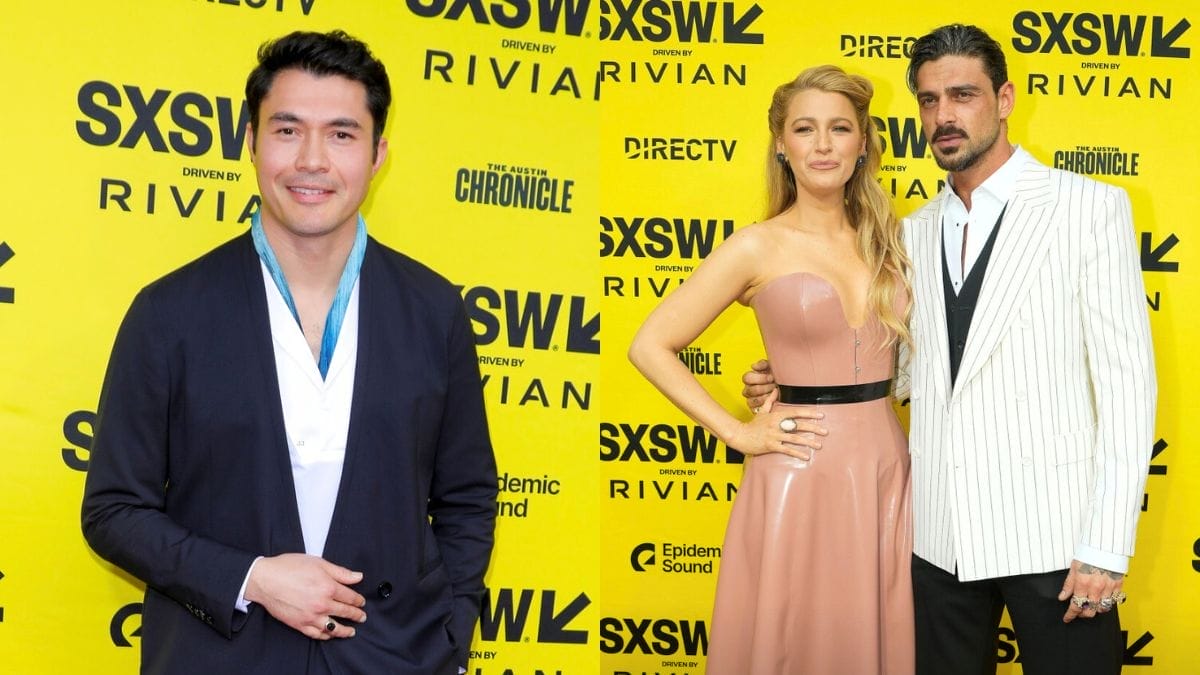 GAYA HENRY GOLDING & BINTANG ANOTHER SIMPLE FAVOR DI ACARA TAYANGAN PERDANA