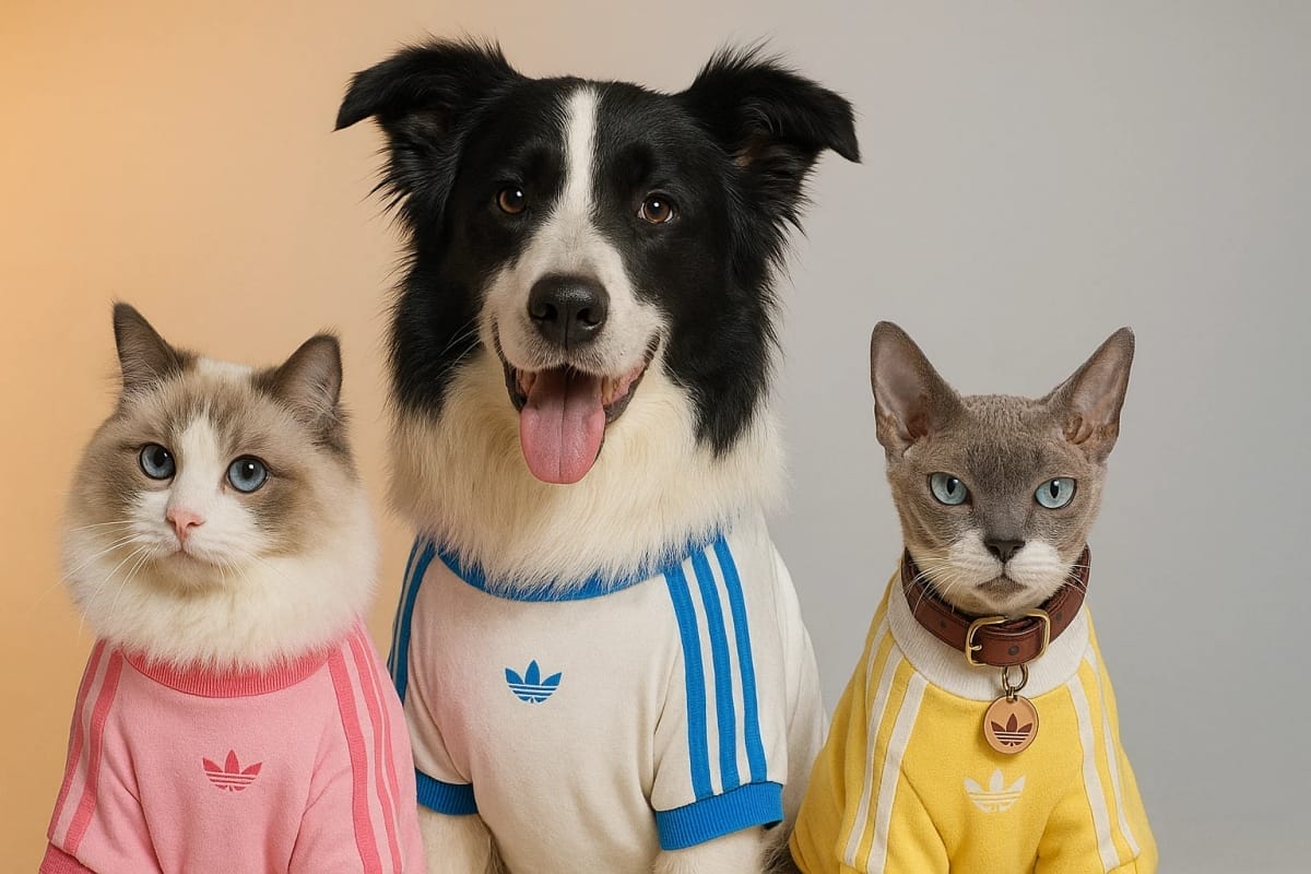 Adidas pet collection for your cats and dogs