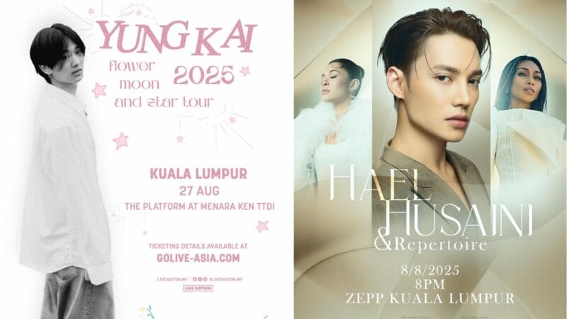HAEL HUSAINI, BAEKHYUN DAN RAMAI LAGI MENGADAKAN KONSERT OGOS 2025 INI