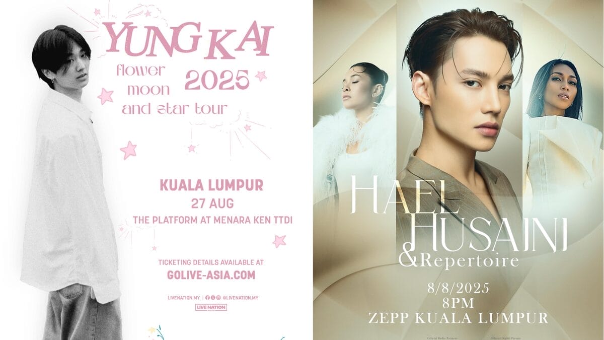 HAEL HUSAINI, BAEKHYUN DAN RAMAI LAGI MENGADAKAN KONSERT OGOS 2025 INI