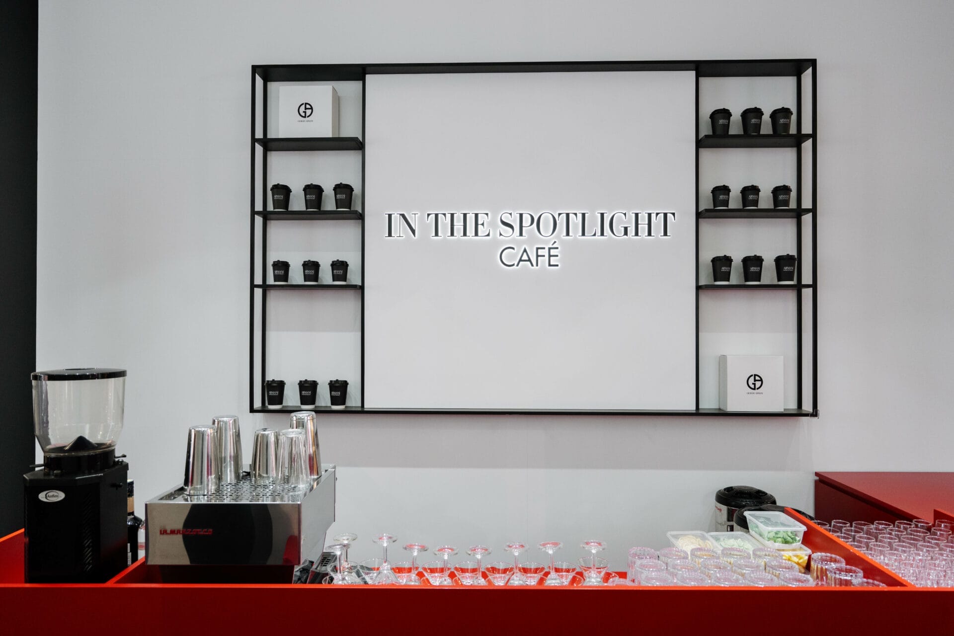 armani in the spotlight