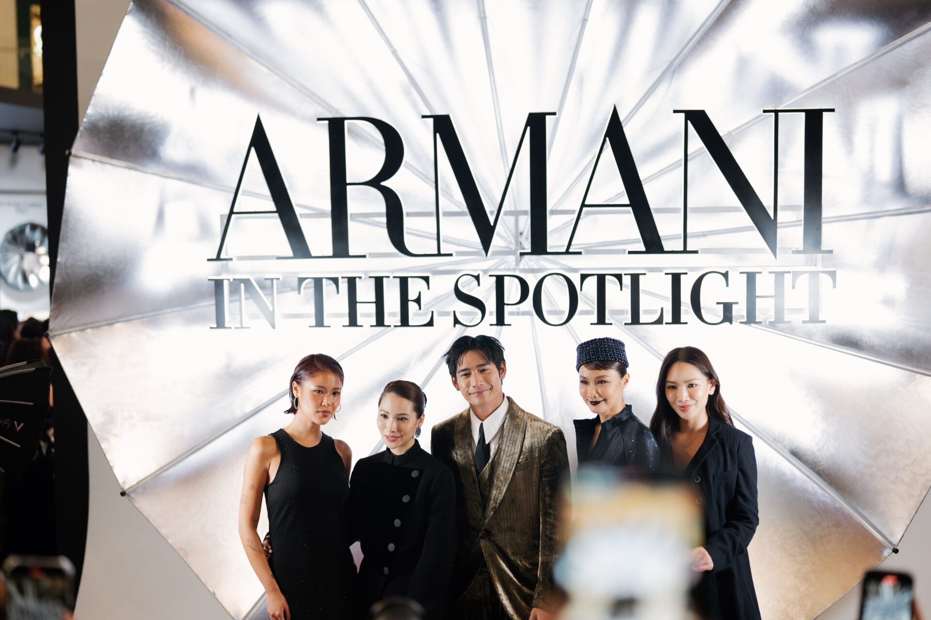 armani in the spotlight