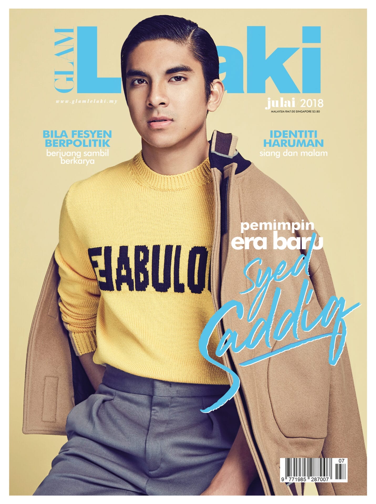 syed saddiq glam lelaki